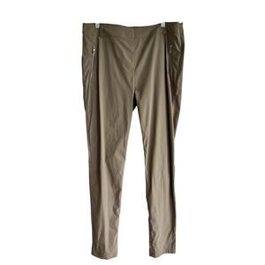 ANATOMIE‎ Marisa Curvy Hi Waist Pant Khaki Slim Fit Womens L Travel Golf
